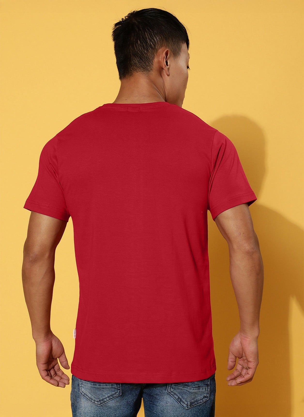 Avengercon Red Regular Fit Printed T-shirt