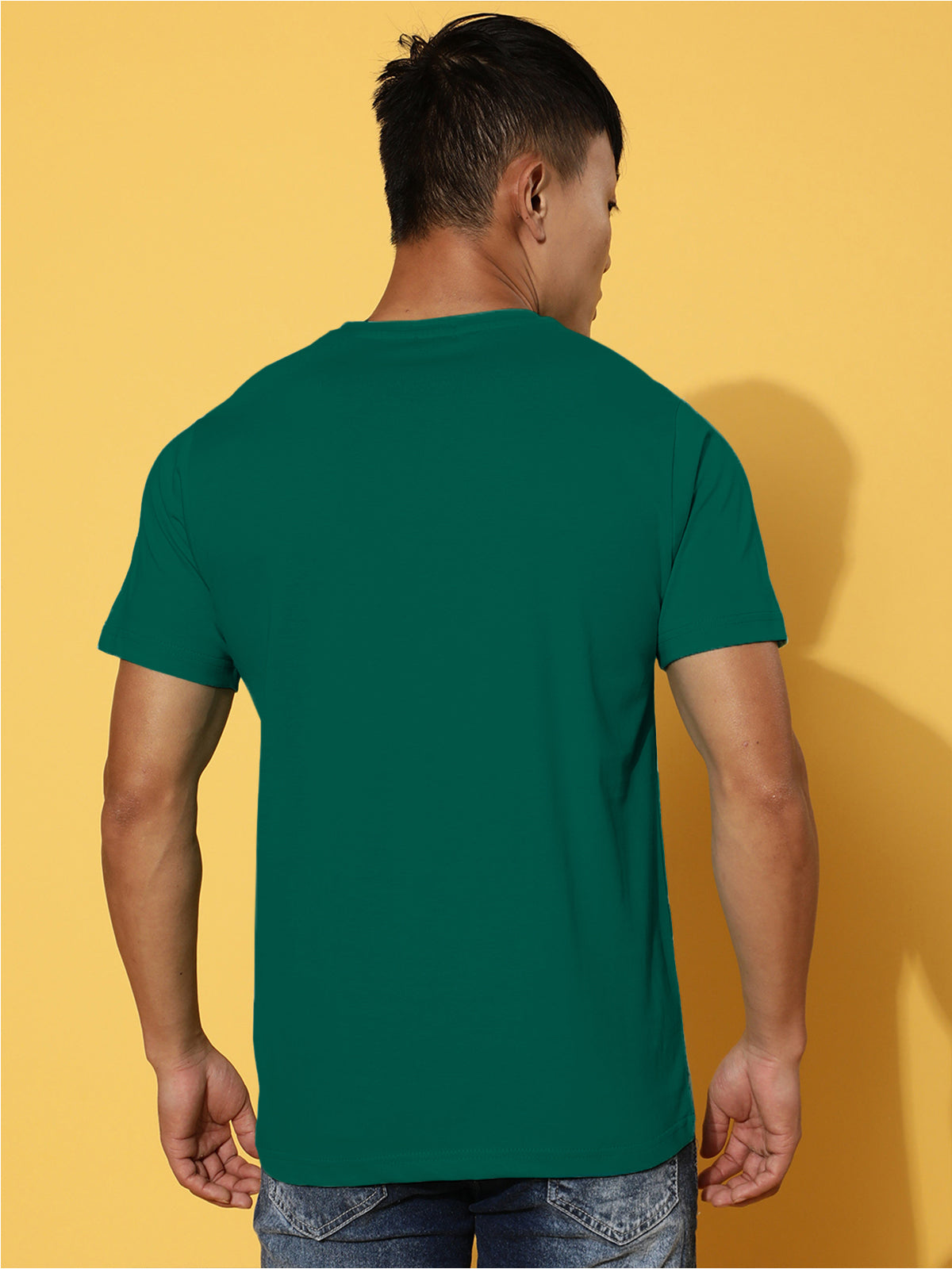 Arizona Green Regular Fit Printed T-shirt
