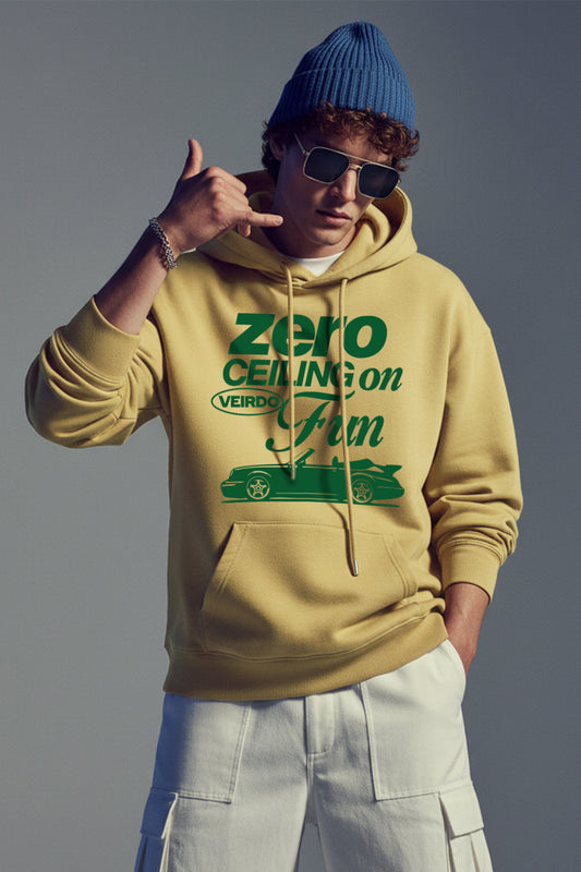 Zero Fun Soyabean Oversized Printed Hoodie