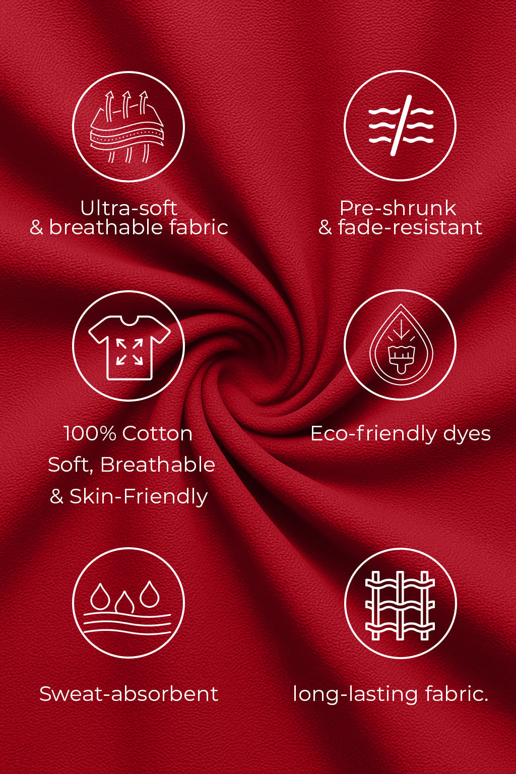 Avengercon Red Regular Fit Printed T-shirt